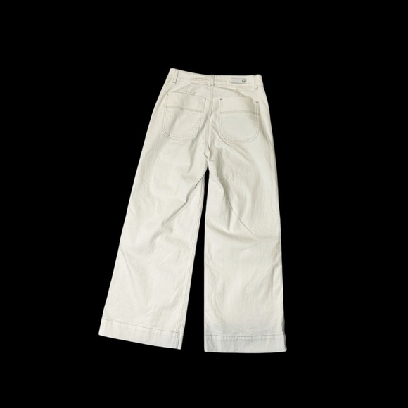 AG Adriano Goldschmied ‘Rosie’ Workwear Wide Leg Jeans in “Moderne White” Sz 26 - Picture 11 of 16